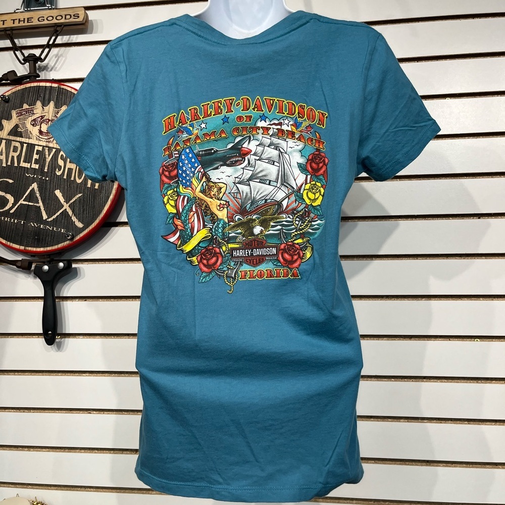 Harley FL Spring Rally tee size medium - Picture 4 of 8